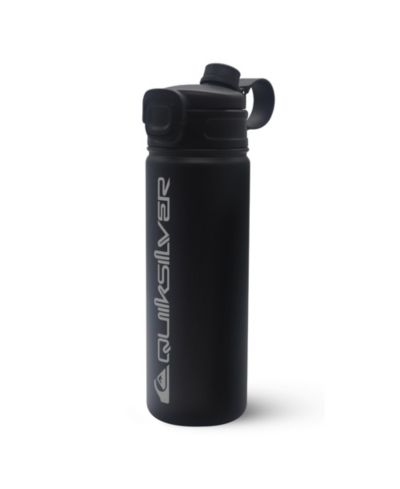 Quiksilver Laguna Triple-Walled Stainless Steel Insulated Tumbler with Straw and Handle, 12-Hour Cooling