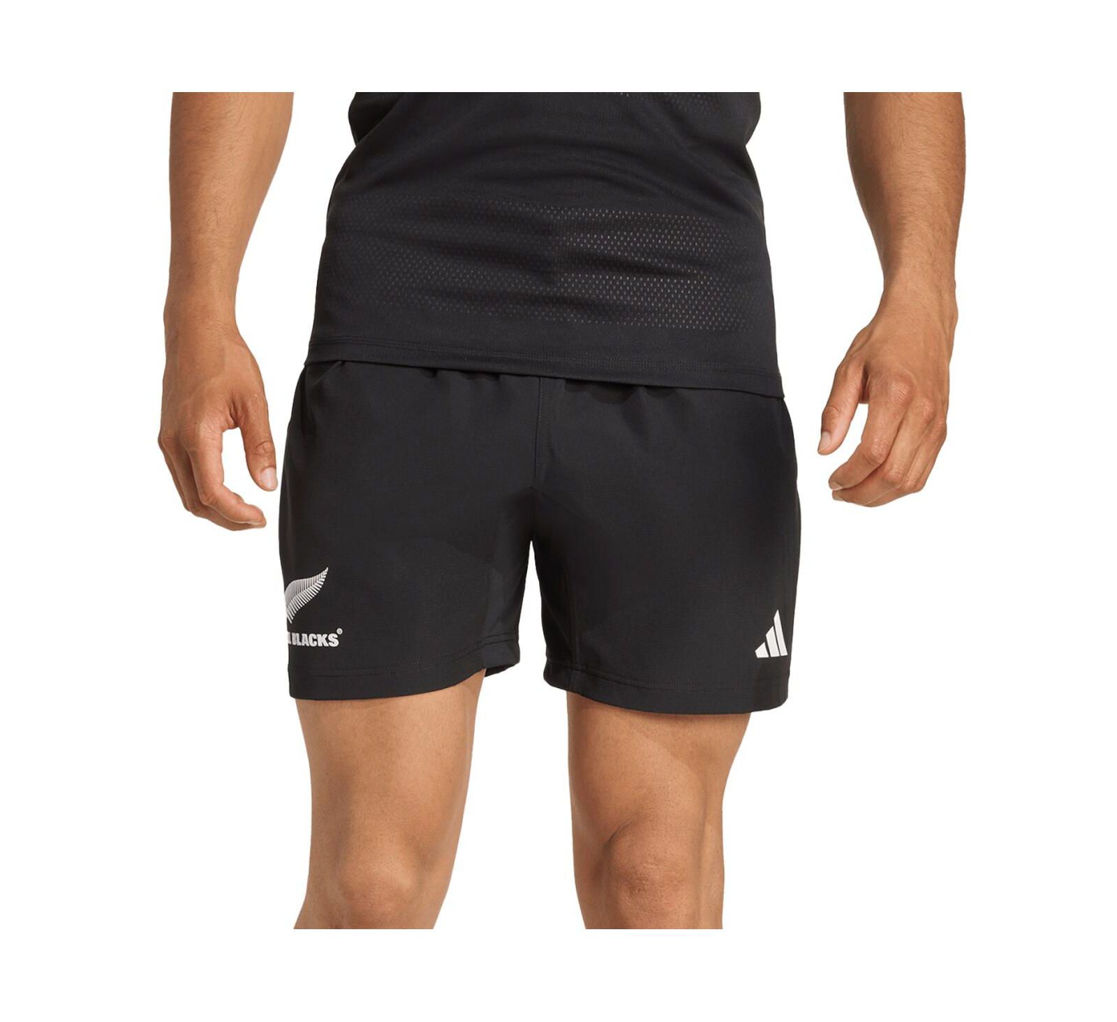 adidas Мужские шорты New Zealand Rugby 2025/26 Home, черный