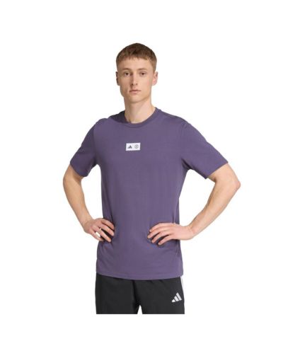 Мужская футболка Adidas Manchester United Jersey Hook T-Shirt Purple