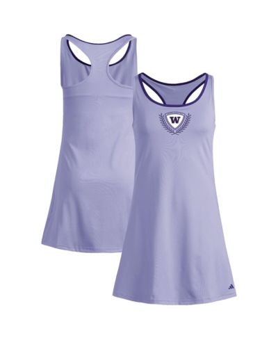 Женская юбка-шорты adidas Purple Washington Huskies Spring Fling Active Racerback Skort Dress