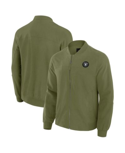 Мужская легкая куртка J. Palmer Las Vegas Raiders Full-Zip, оливковая
