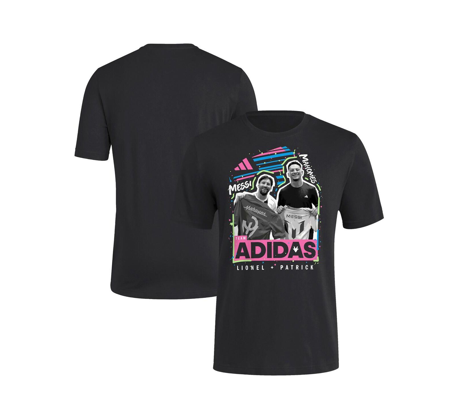 Adidas Men's Lionel Messi x Patrick Mahomes Black adidas Sport Jersey Swap T-Shirt