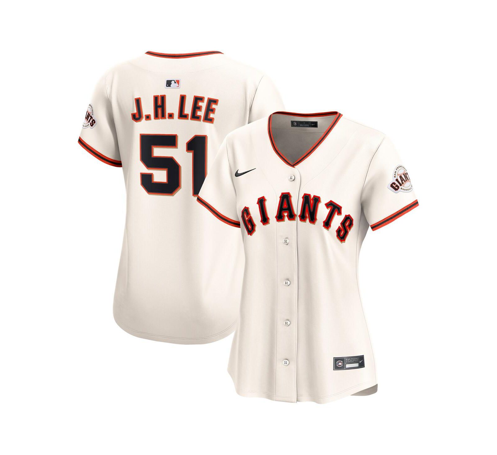 Женская джерси Nike Jung Hoo Lee Cream San Francisco Giants Home Limited