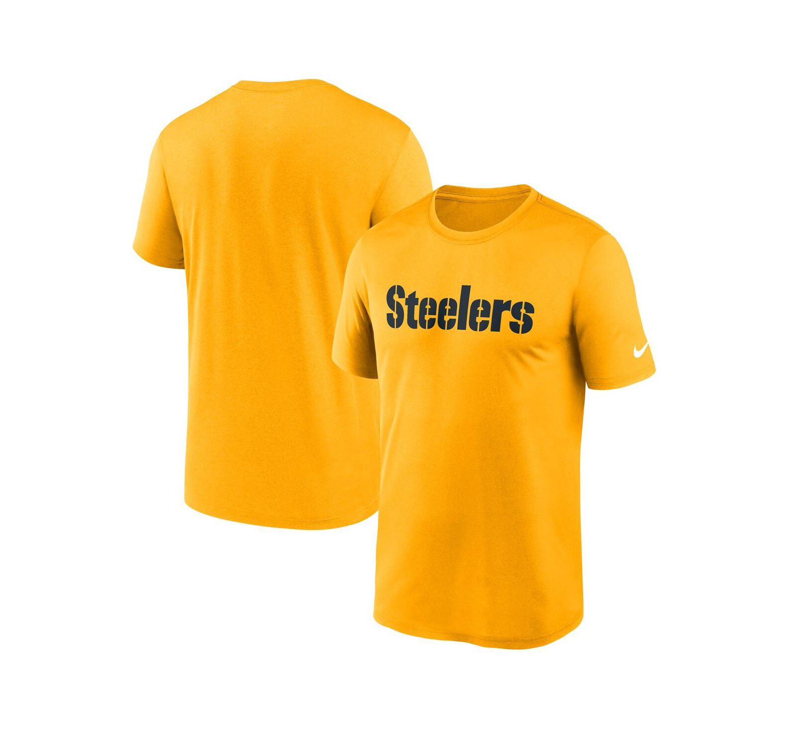 Nike Мужская футболка с принтом Pittsburgh Steelers Primetime Legend Gold
