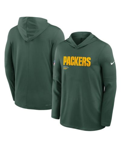 Мужское худи Nike Green Bay Packers, длинный рукав, спортивное, зеленое