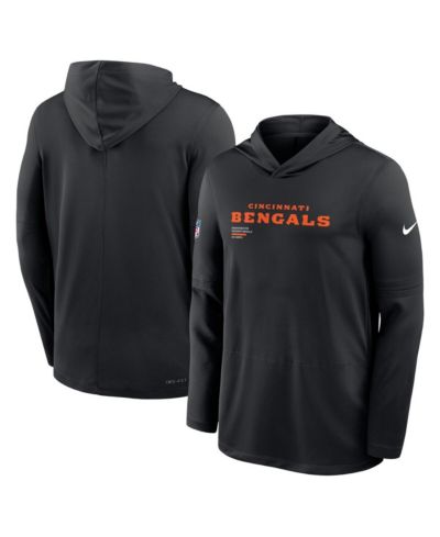 Nike Мужское черное худи с длинным рукавом Cincinnati Bengals