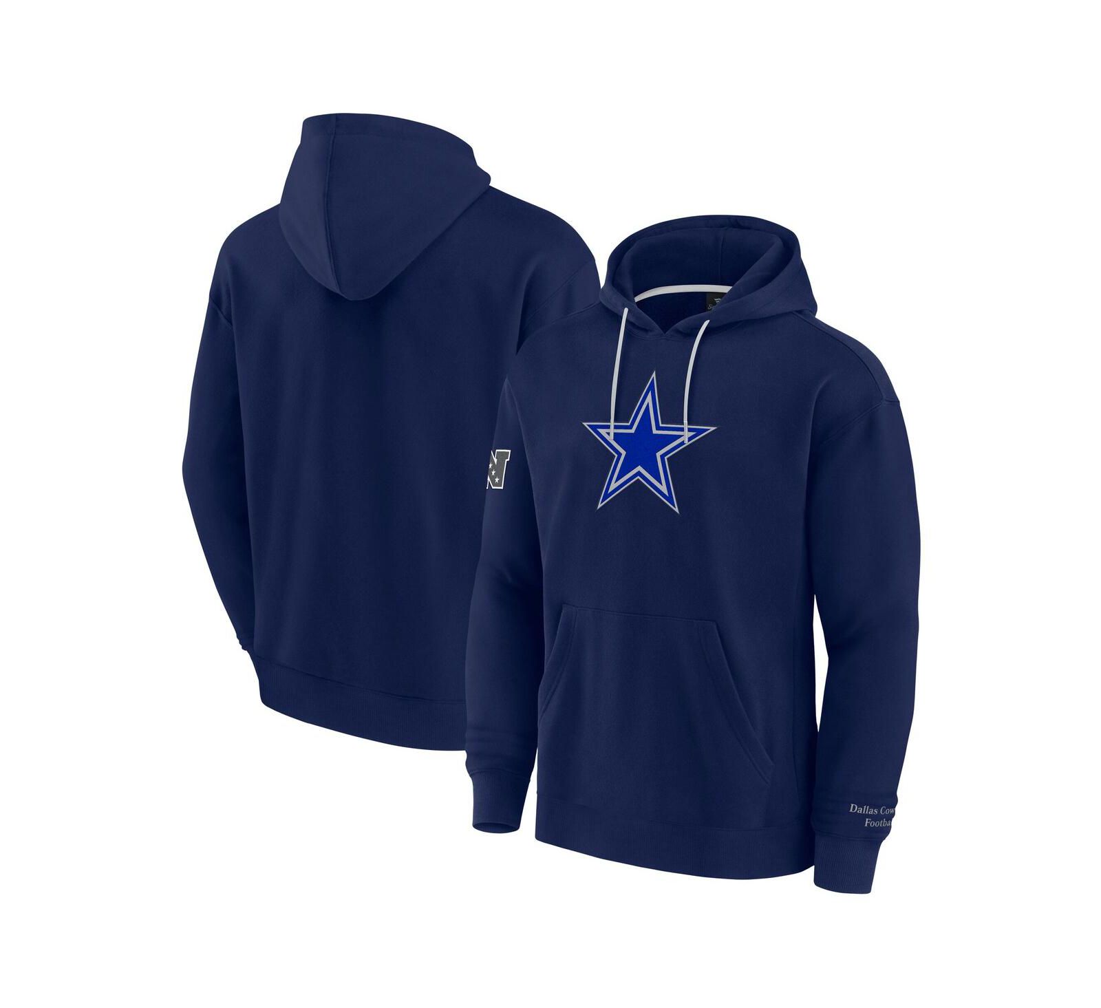 Fanatics Мужской темно-синий худи Dallas Cowboys Elements Pace