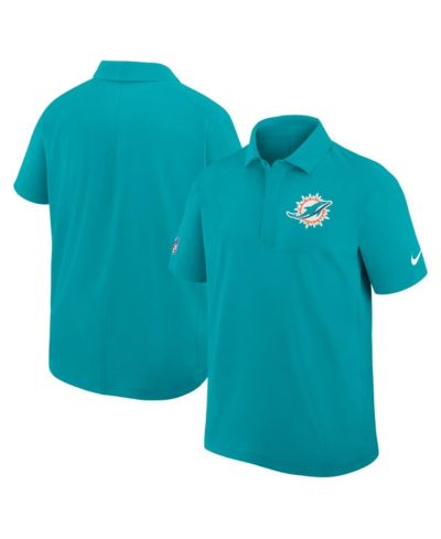 Мужская рубашка-поло Nike Aqua Miami Dolphins Sideline City Pride Woven Performance