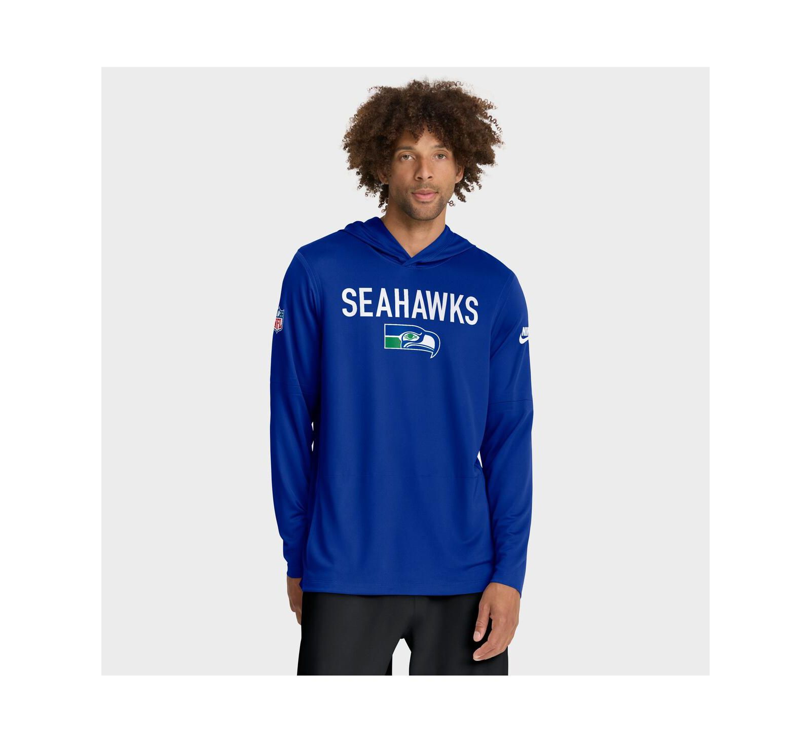 Худи Nike Men's Royal Seattle Seahawks Alt Pack Pass Accuracy Performance Long Sleeve