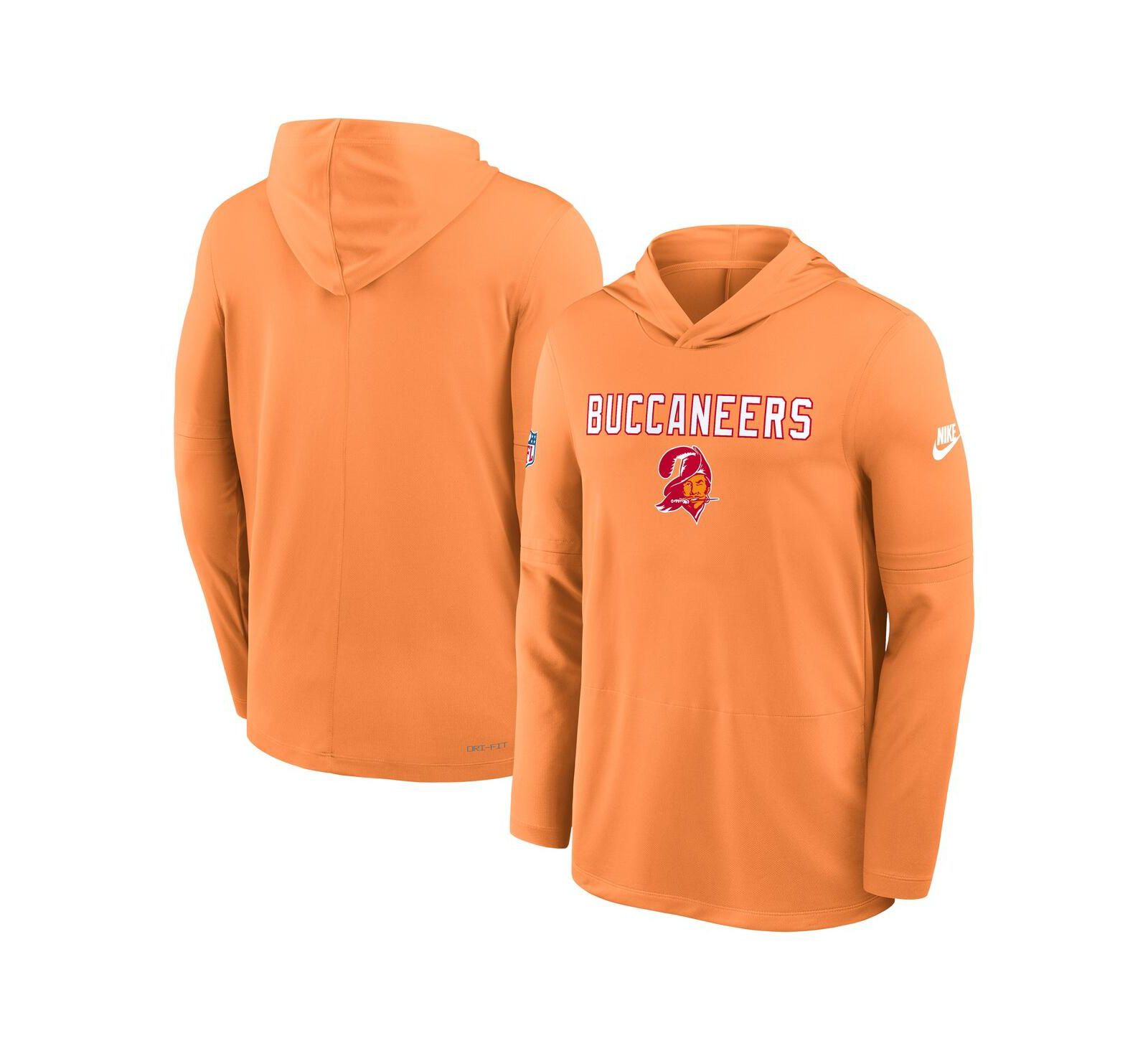 Мужское худи Nike Tampa Bay Buccaneers Alt Pack Pass Accuracy с длинным рукавом, оранжевое