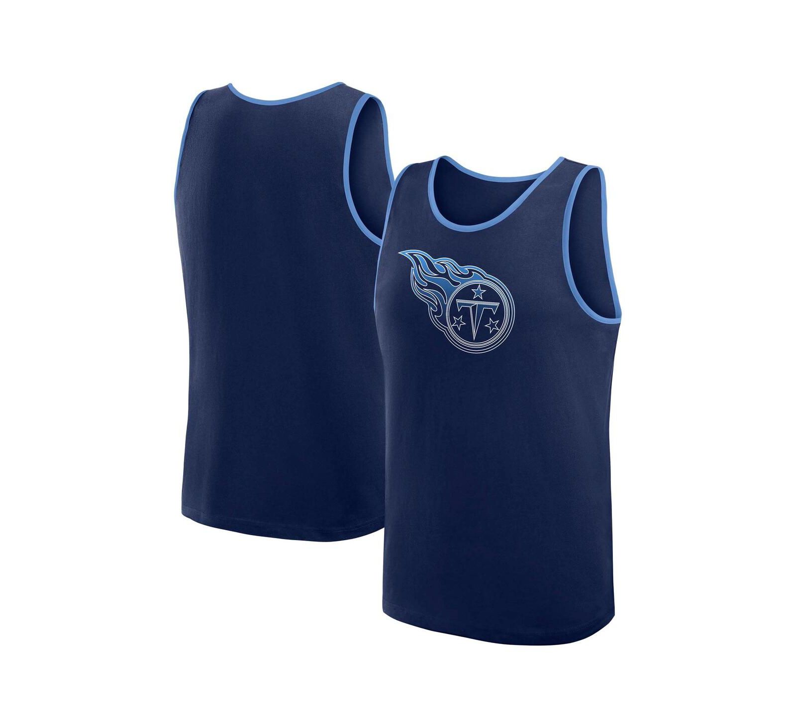 Logo Athletic Мужской майка-топ Tennessee Titans Unmatched Success в цвете Navy