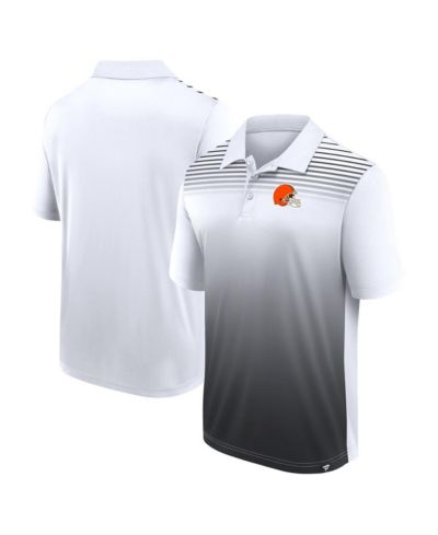 Logo Athletic Мужская белая рубашка-поло Cleveland Browns Sandlot Game