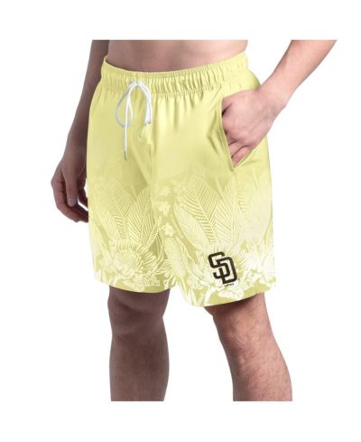 Margaritaville Men's Yellow San Diego Padres Lagoon Fiesta Swim Shorts