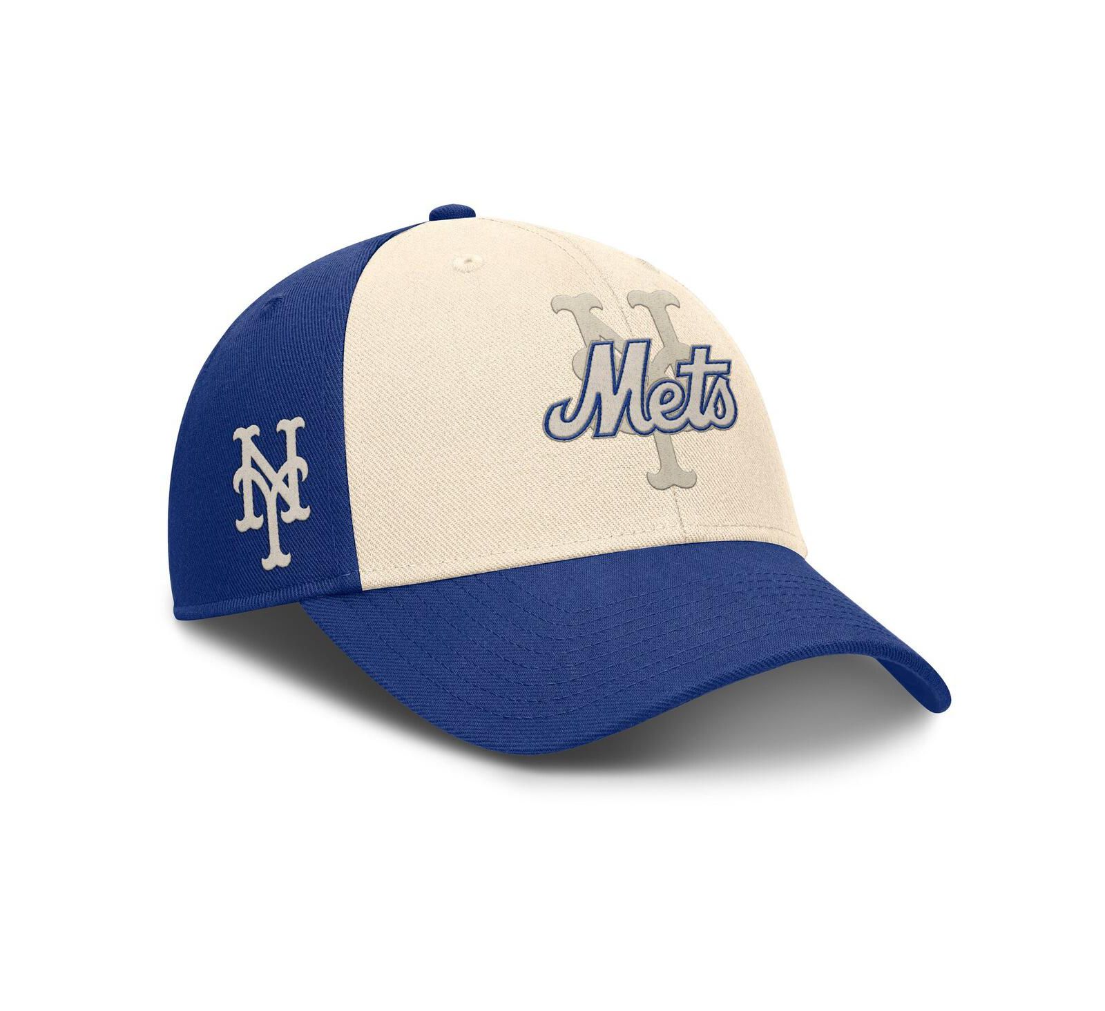 Nike Мужская кепка New York Mets Statement Club Performance Adjustable Royal/Natural