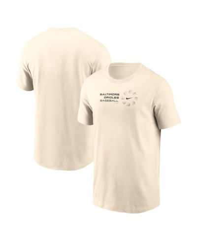 Nike Men's Natural Baltimore Orioles Pinwheel Lockup T-Shirt