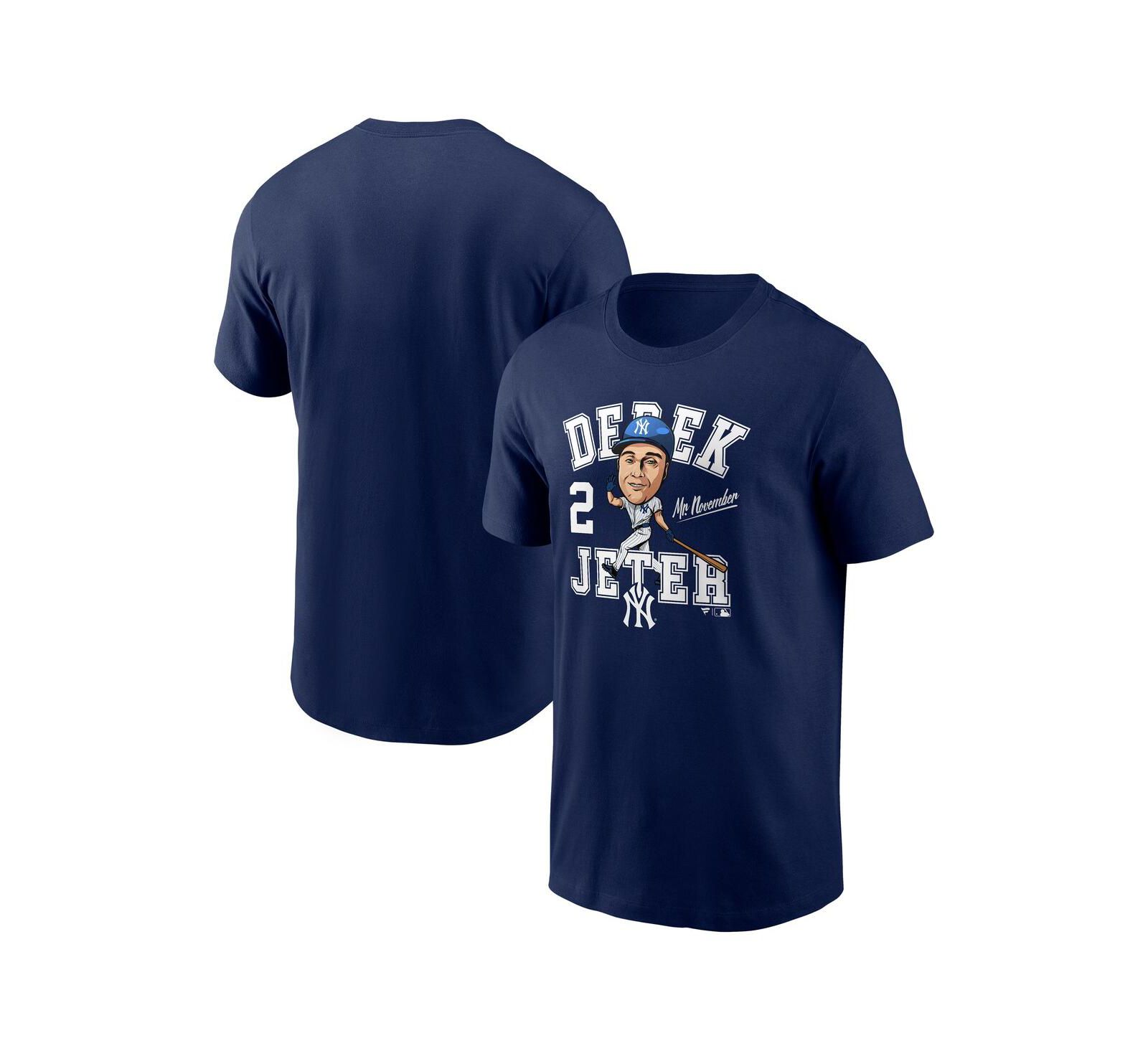 Fanatics Мужская футболка Derek Jeter Navy New York Yankees Hometown Caricature