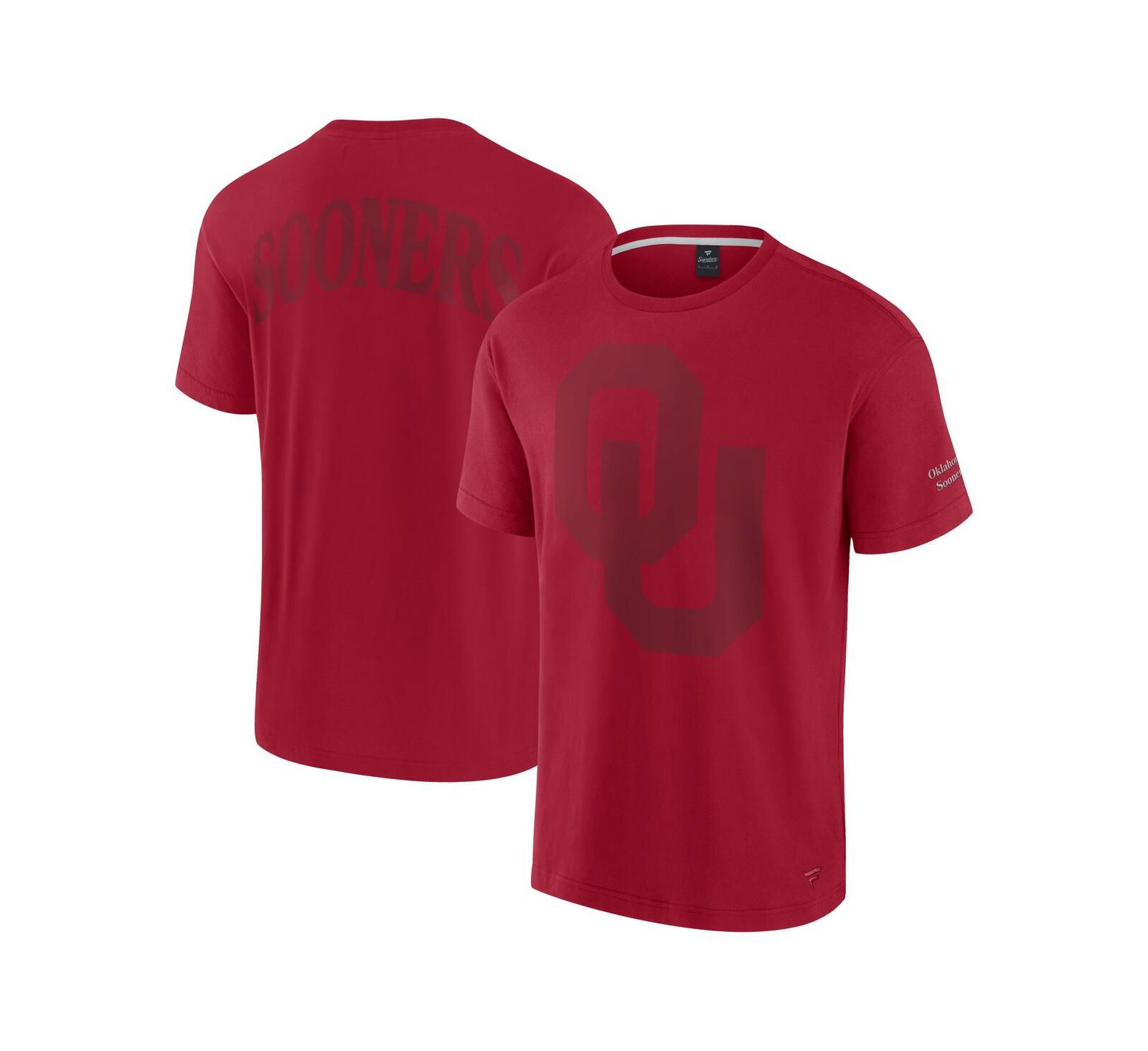 Fanatics Men's Crimson Oklahoma Sooners Iconic T-Shirt