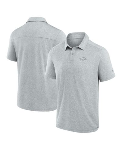 Fanatics Мужская рубашка поло Performance Gray Arkansas Razorbacks