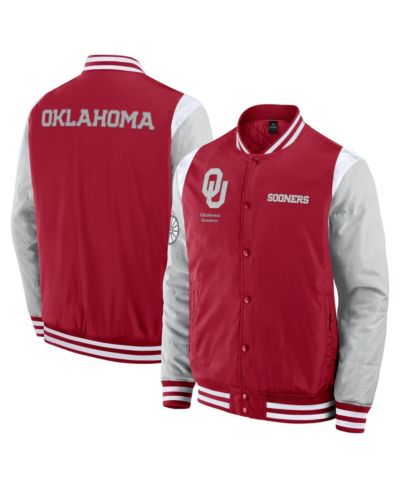 Fanatics Men's Crimson Oklahoma Sooners Elements Elite Full-Snap Jacket