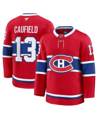 Мужская джерси Fanatics Men's Cole Caufield Red Montreal Canadiens Home Premium