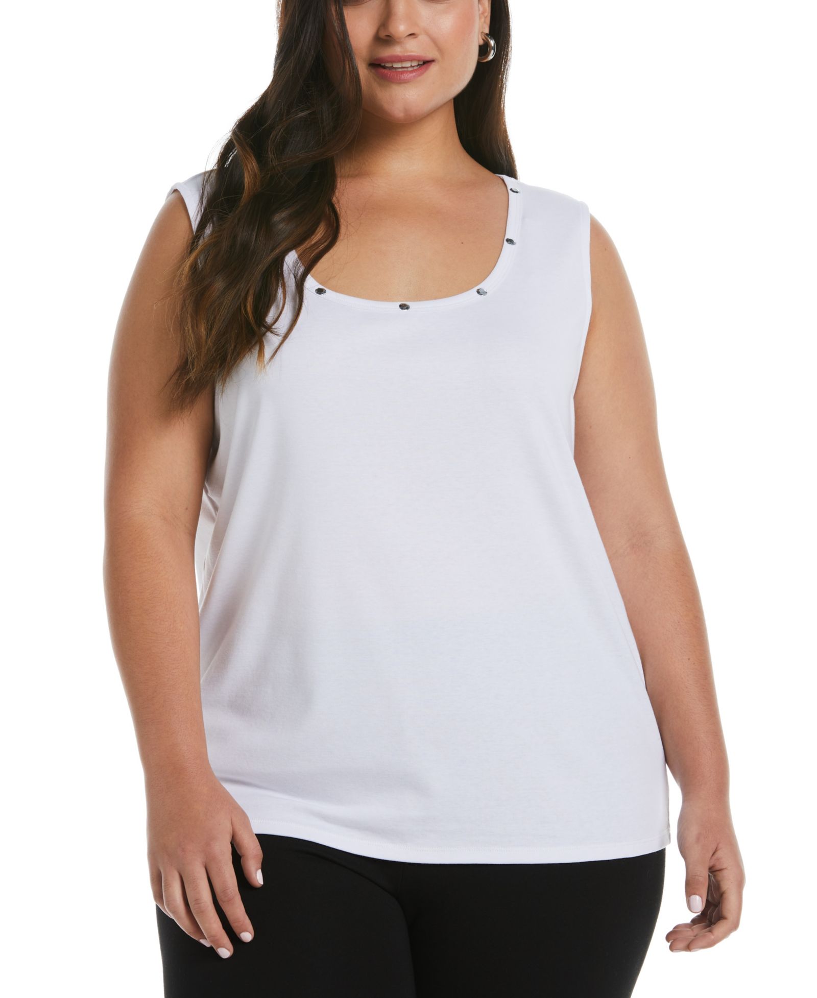 Женский топ Rafaella Plus Size с круглым вырезом