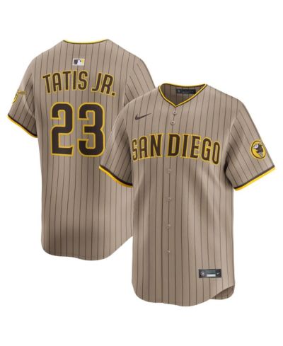 Nike Men's Fernando Tatis Jr. Khaki San Diego Padres Alternate Limited Player Jersey