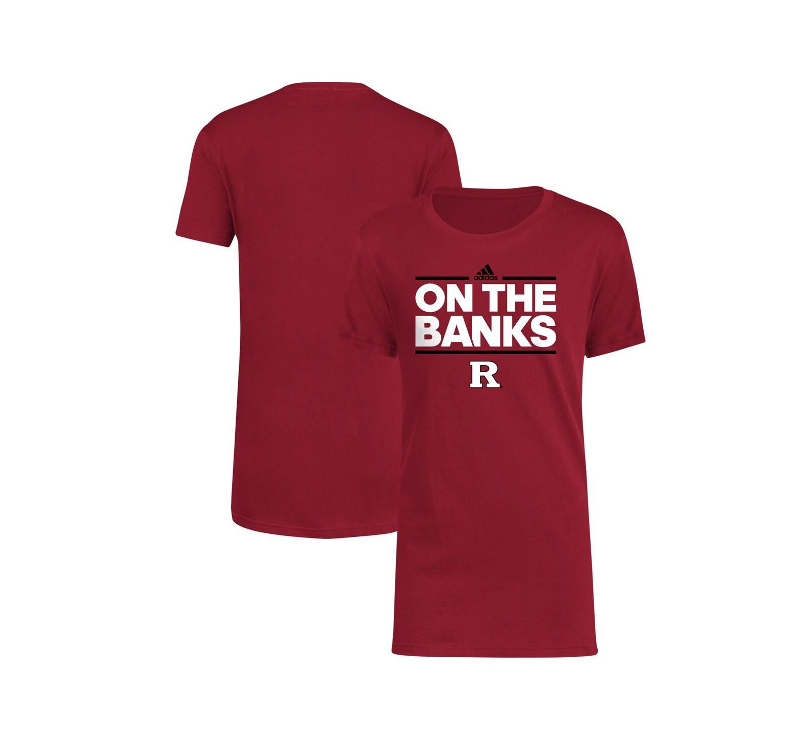 Adidas Big Boys and Girls Scarlet Rutgers Scarlet Knights Basic Dassler T-Shirt