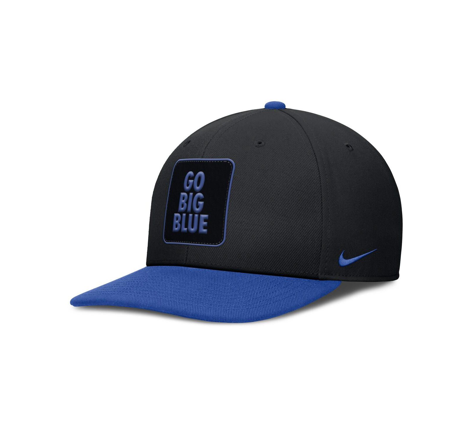 Мужская кепка Nike Kentucky Wildcats 2025 Sideline Campus Pro Local Snapback Black/Royal