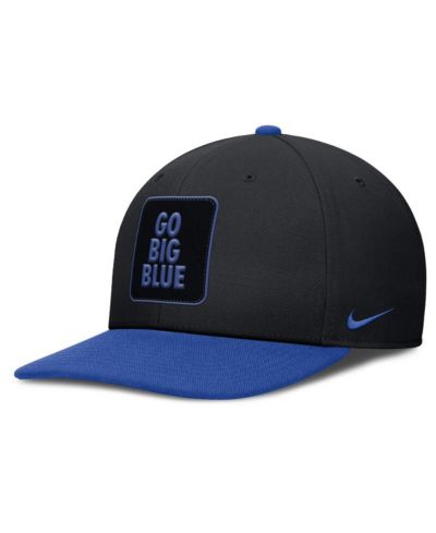 Мужская кепка Nike Kentucky Wildcats 2025 Sideline Campus Pro Local Snapback Black/Royal