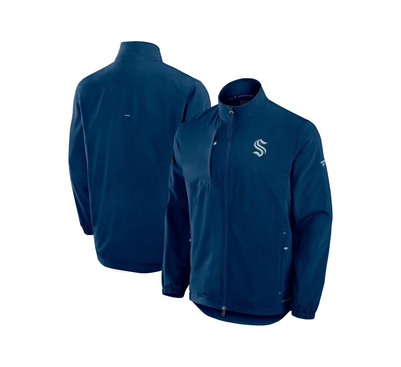 Fanatics Мужская куртка Seattle Kraken Authentic Pro Rink Coaches Full-Zip