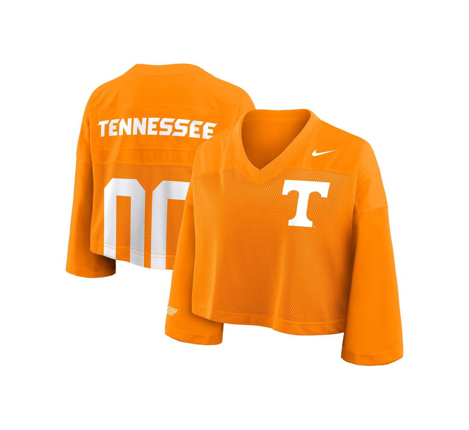 Спортивная джерси Nike Women's Tennessee Orange Tennessee Volunteers Cropped Mesh Fashion