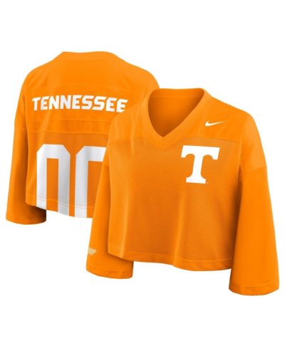 Nike Women's Tennessee Orange Tennessee Volunteers Cropped Mesh Fashion Jersey