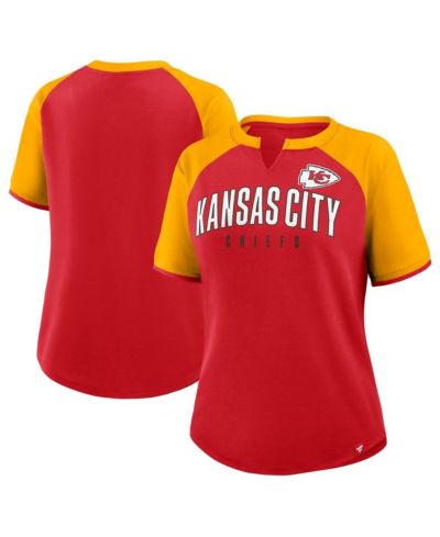 Fanatics Женская футболка Kansas City Chiefs Height Advantage Red/Gold