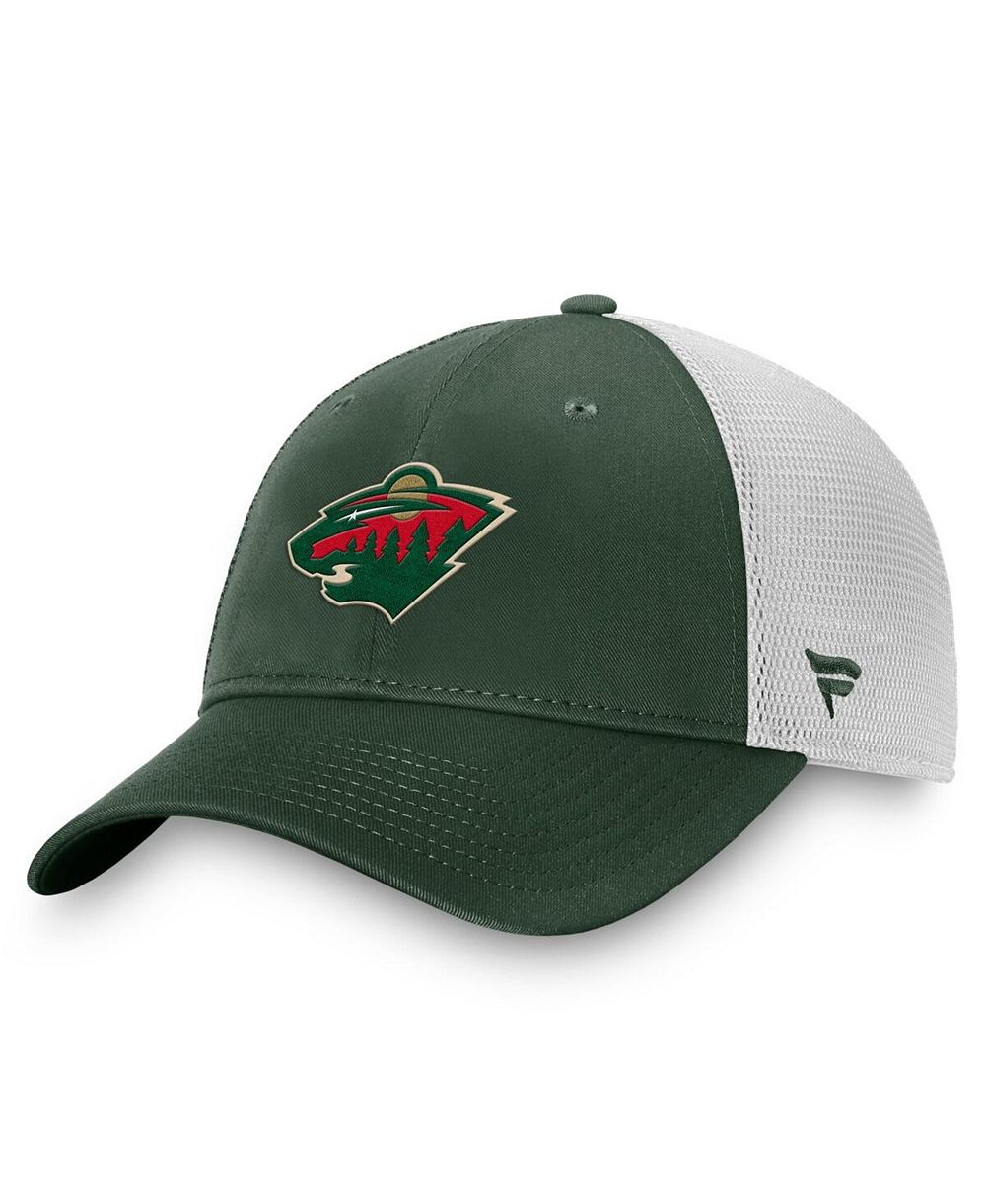 Мужская кепка Fanatics Minnesota Wild Core Primary Logo Trucker