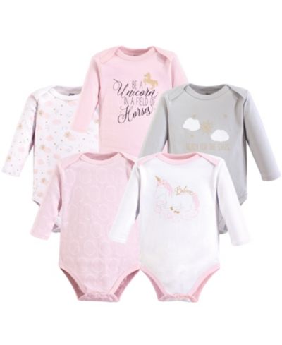 Yoga Sprout Multipack Five Long-Sleeve Bodysuits