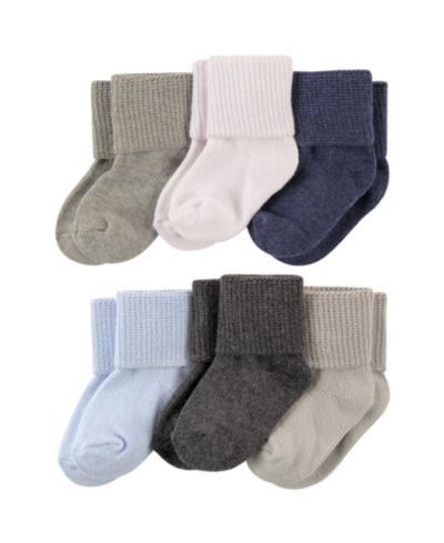 Набор носков Luvable Friends Cuffed Socks, 6 пар