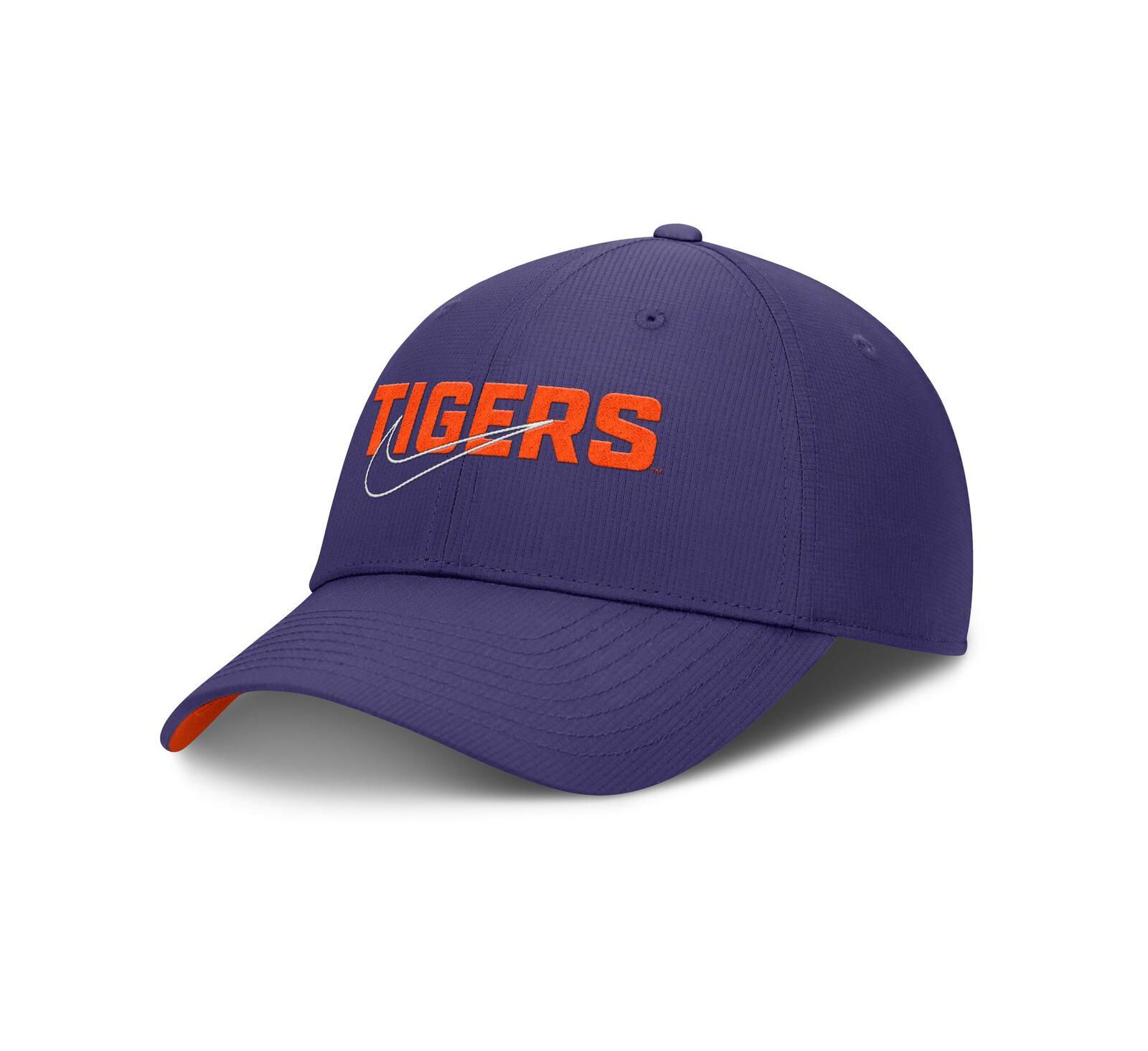 Nike Men's Purple Clemson Tigers Club Prep Performance Adjustable Hat
