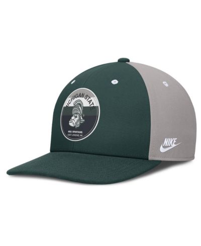 Nike мужская кепка snapback Michigan State Spartans Prep Pro, зеленый/серый цвет