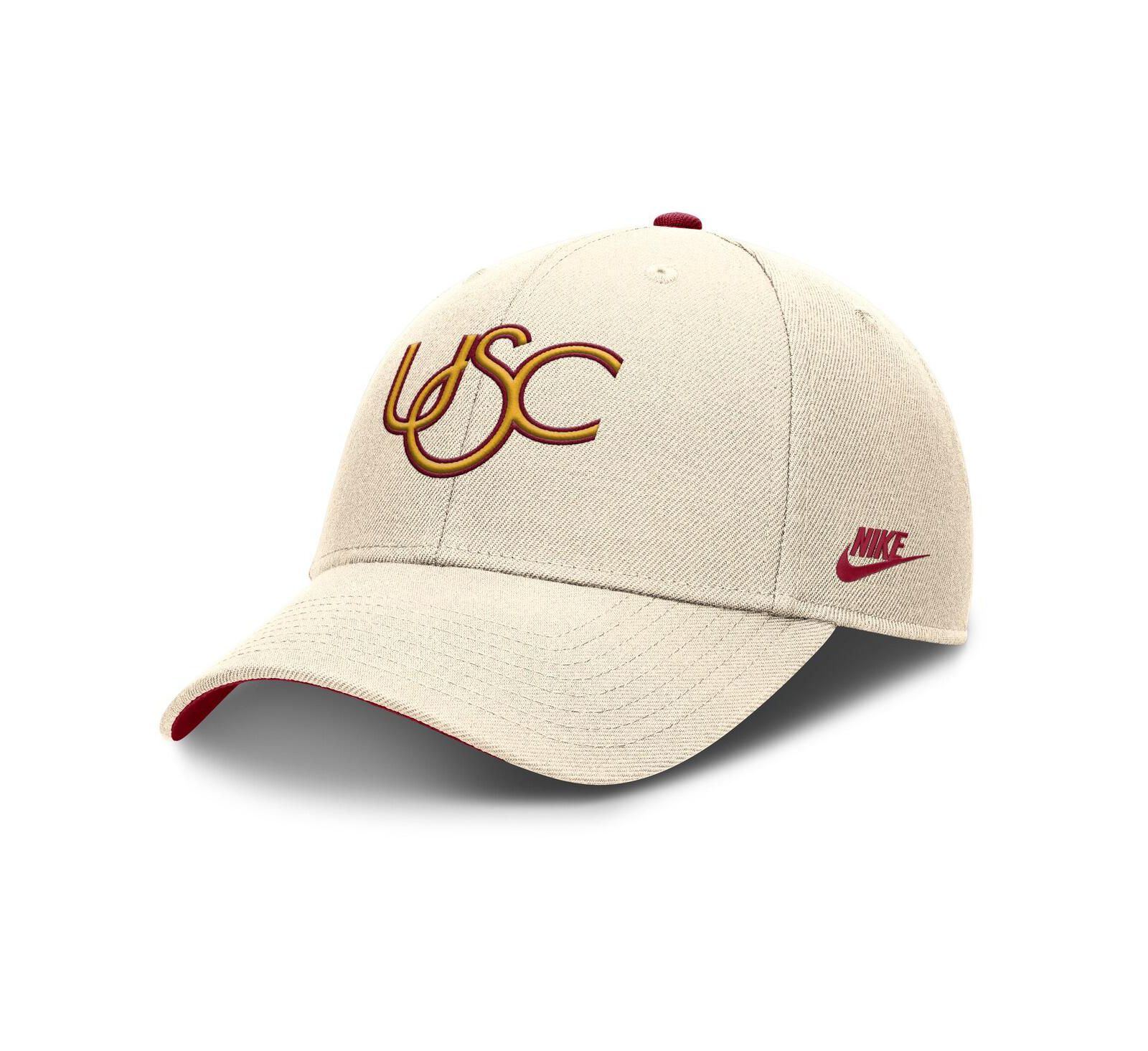 Nike Men's Natural USC Trojans Rise Legacy Adjustable Hat