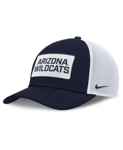 Nike Men's Navy/White Arizona Wildcats 2025 On-Field Rise Patch Trucker Adjustable Hat