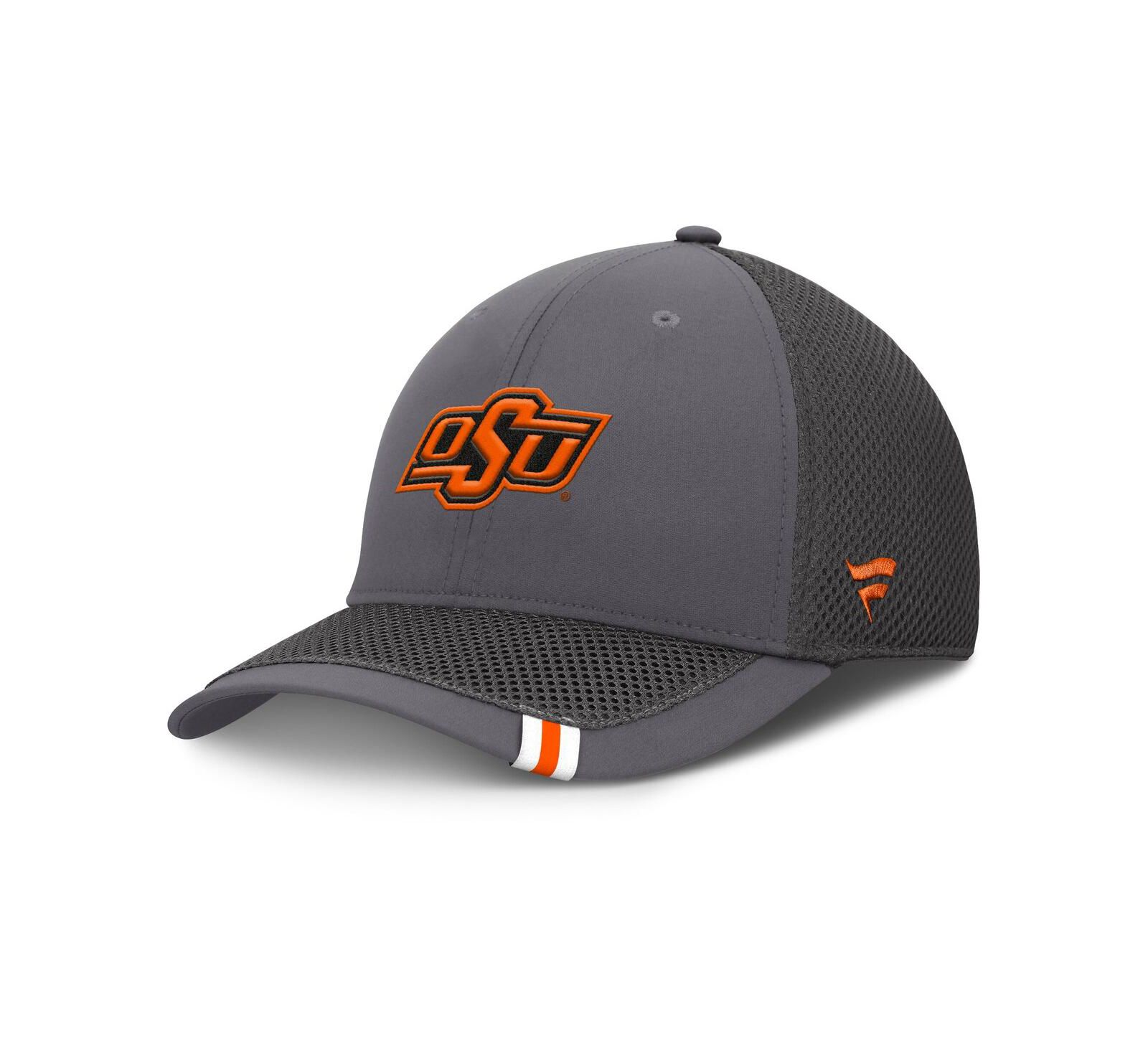Fanatics Мужская кепка Oklahoma State Cowboys Clincher Flex серого цвета