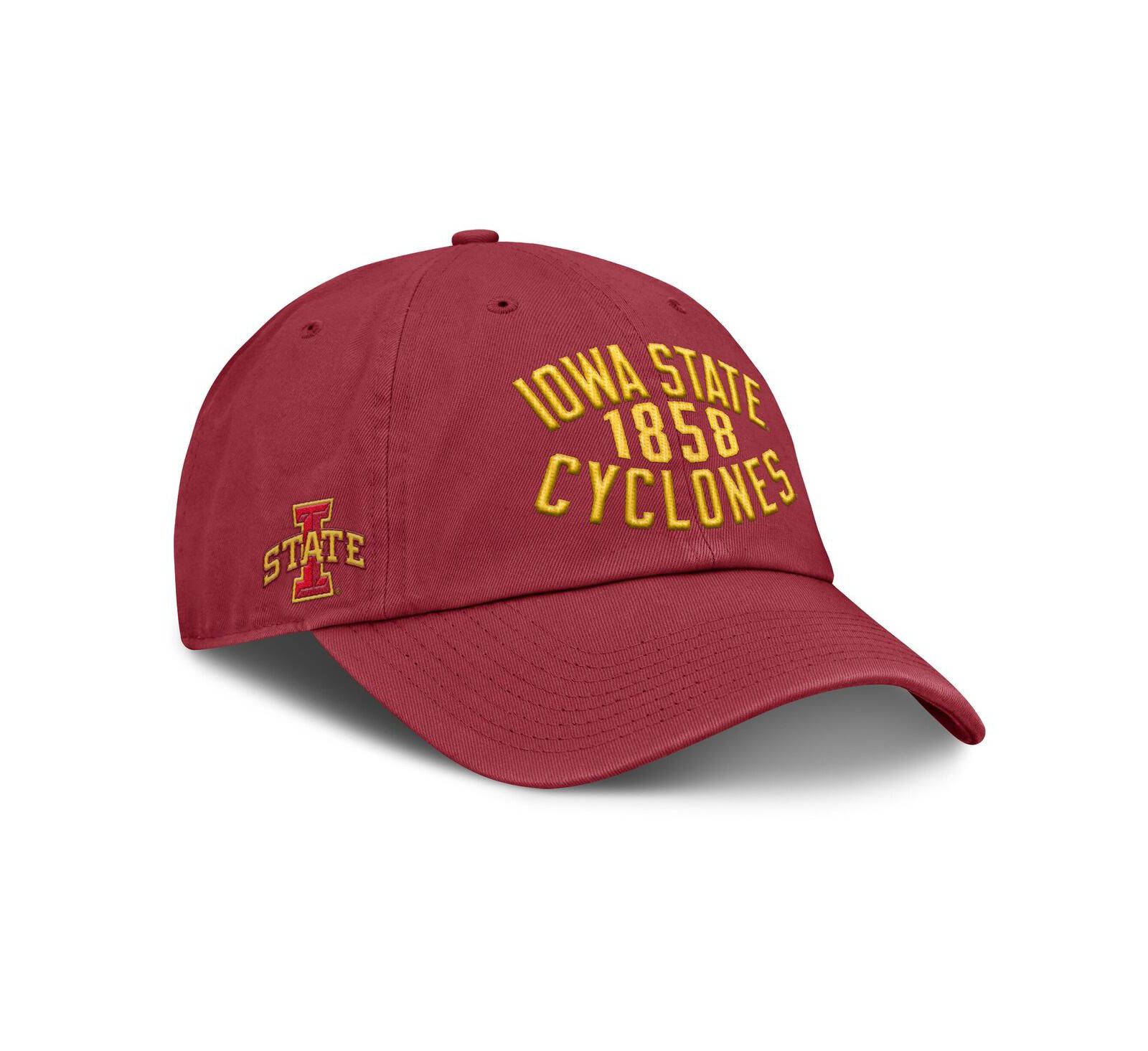 Мужская регулируемая шапка Fanatics Cardinal Iowa State Cyclones Archer