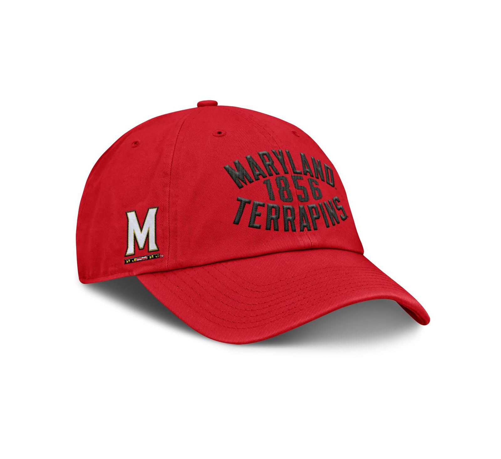 Мужская регулируемая кепка Fanatics Red Maryland Terrapins Archer