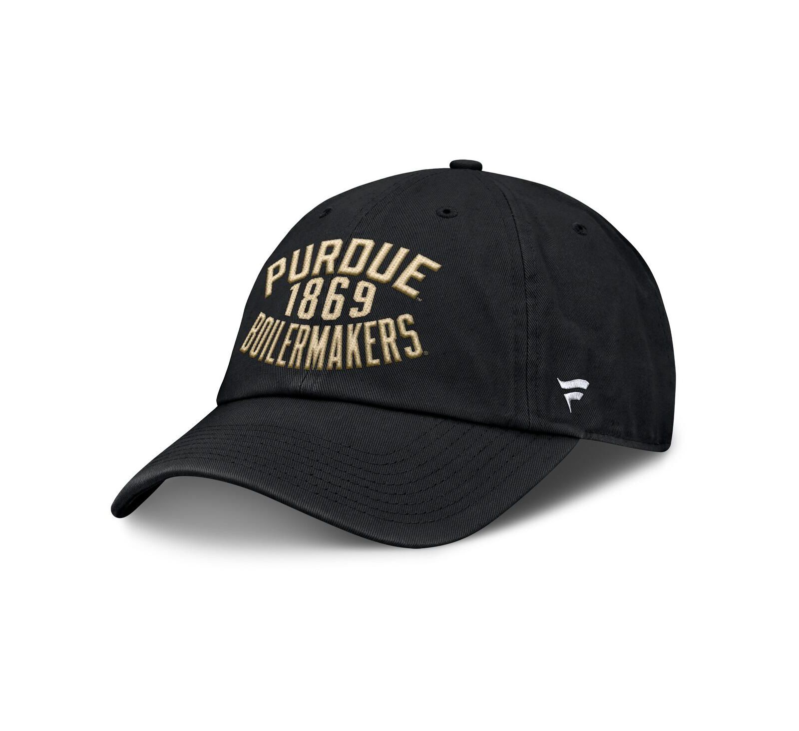 Мужская кепка Fanatics Black Purdue Boilermakers Archer Adjustable