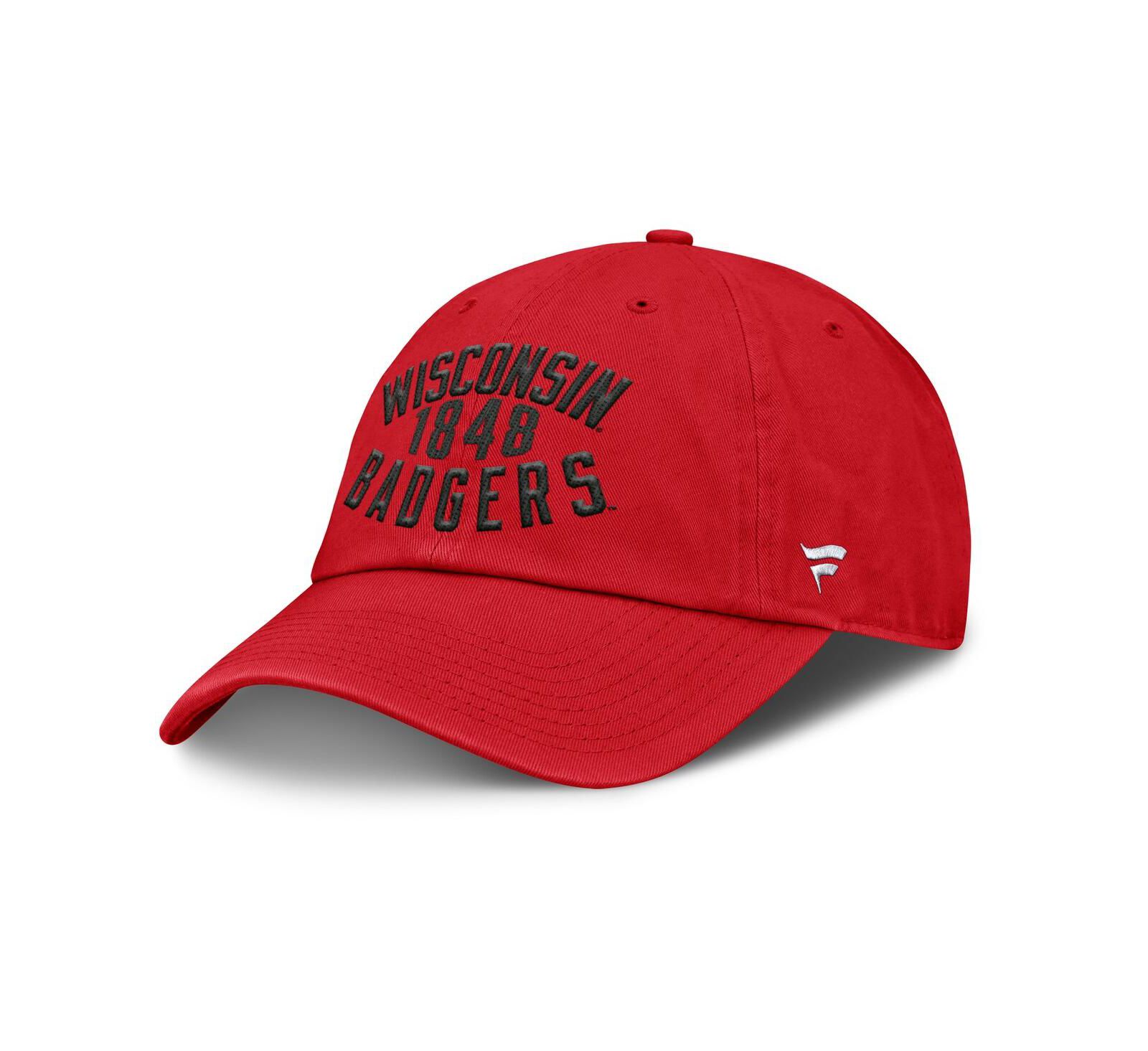 Fanatics Men's Red Wisconsin Badgers Archer Adjustable Hat