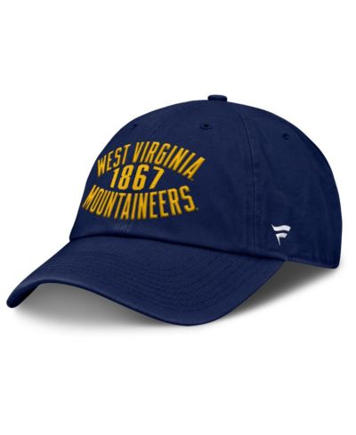 Fanatics Мужская кепка West Virginia Mountaineers Archer, темно-синяя, регулируемая