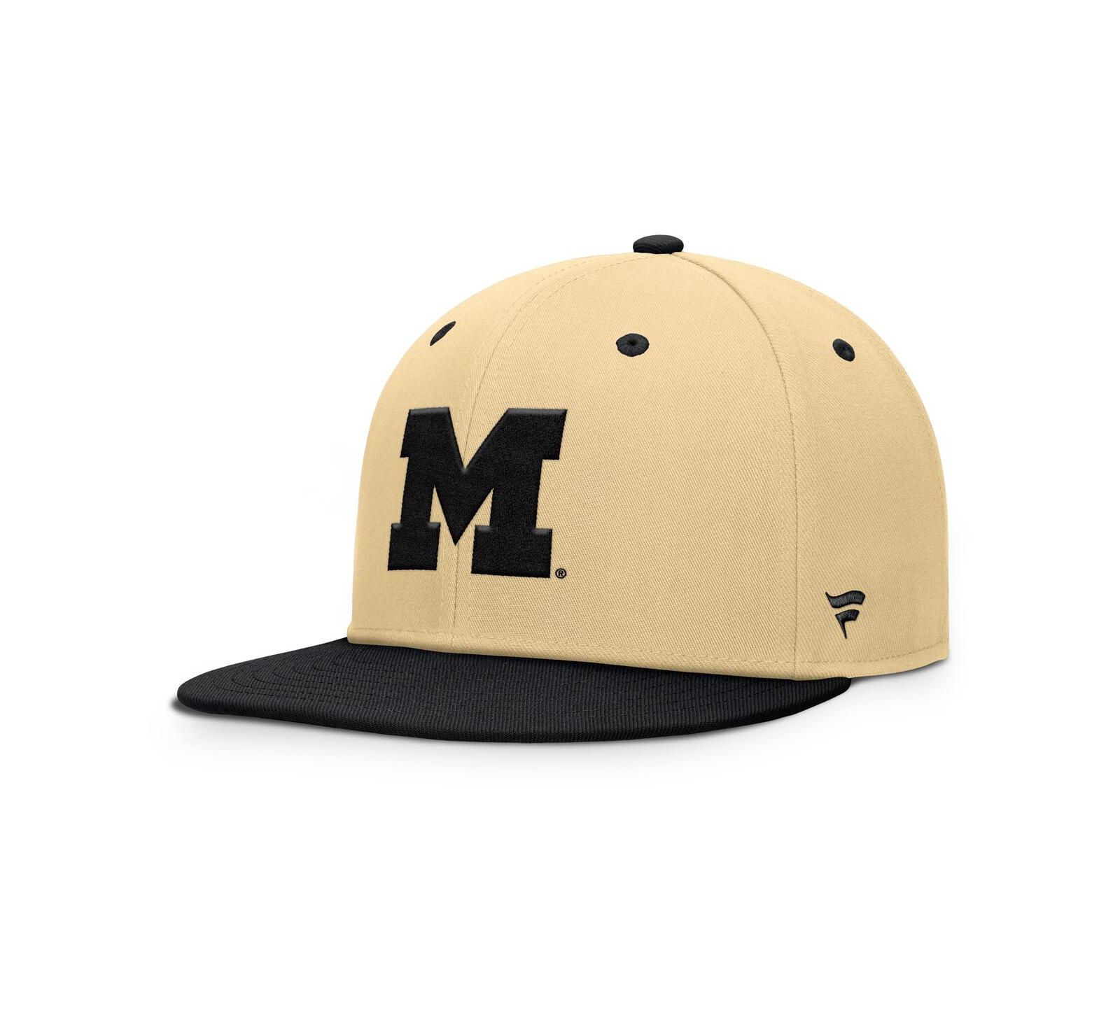 Fanatics Men's Gold/Black Michigan Wolverines Balance Fitted Hat