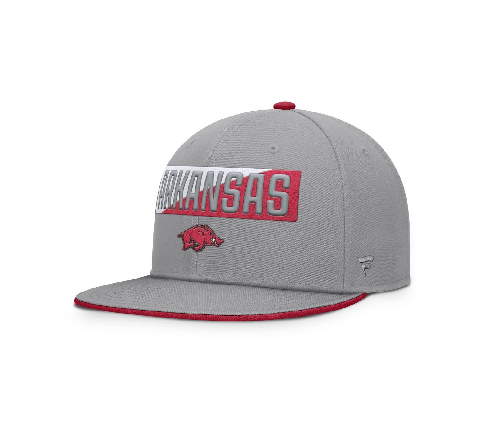 Мужская кепка Fanatics Gray Arkansas Razorbacks Duo Snapback