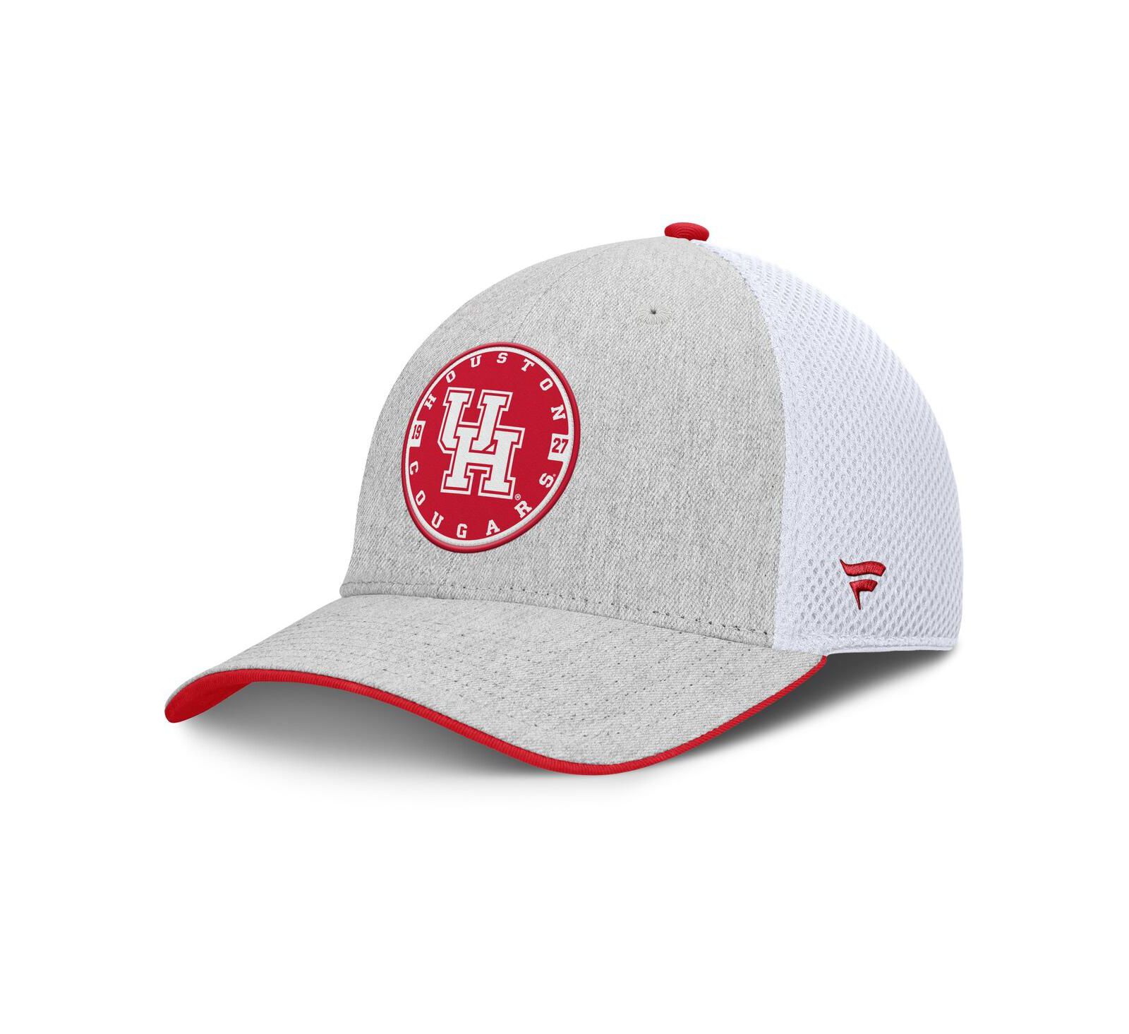 Мужская кепка Fanatics Houston Cougars Trigger Flex Heather Gray
