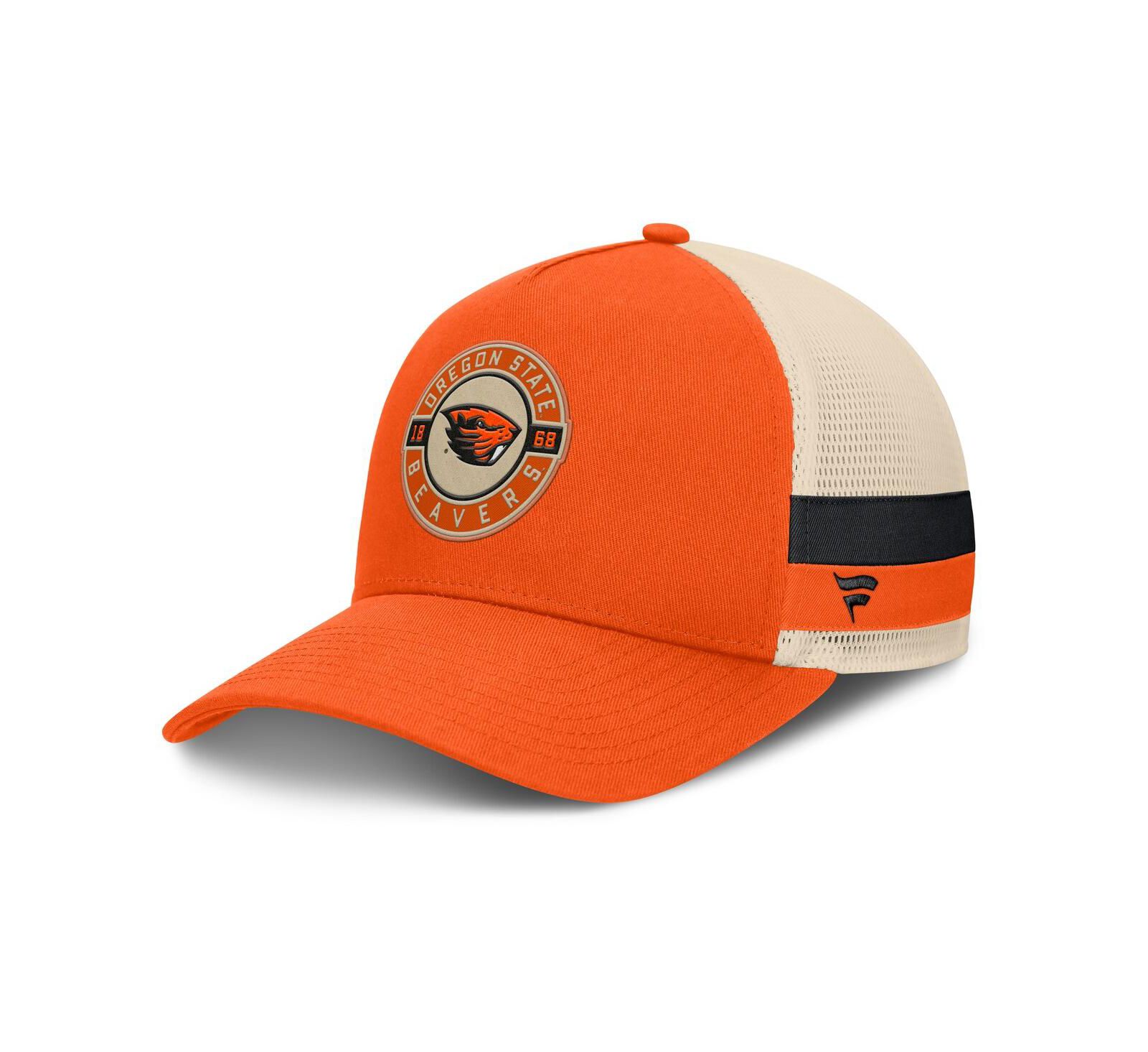 Мужская кепка-тракер Fanatics Oregon State Beavers Orange/Cream